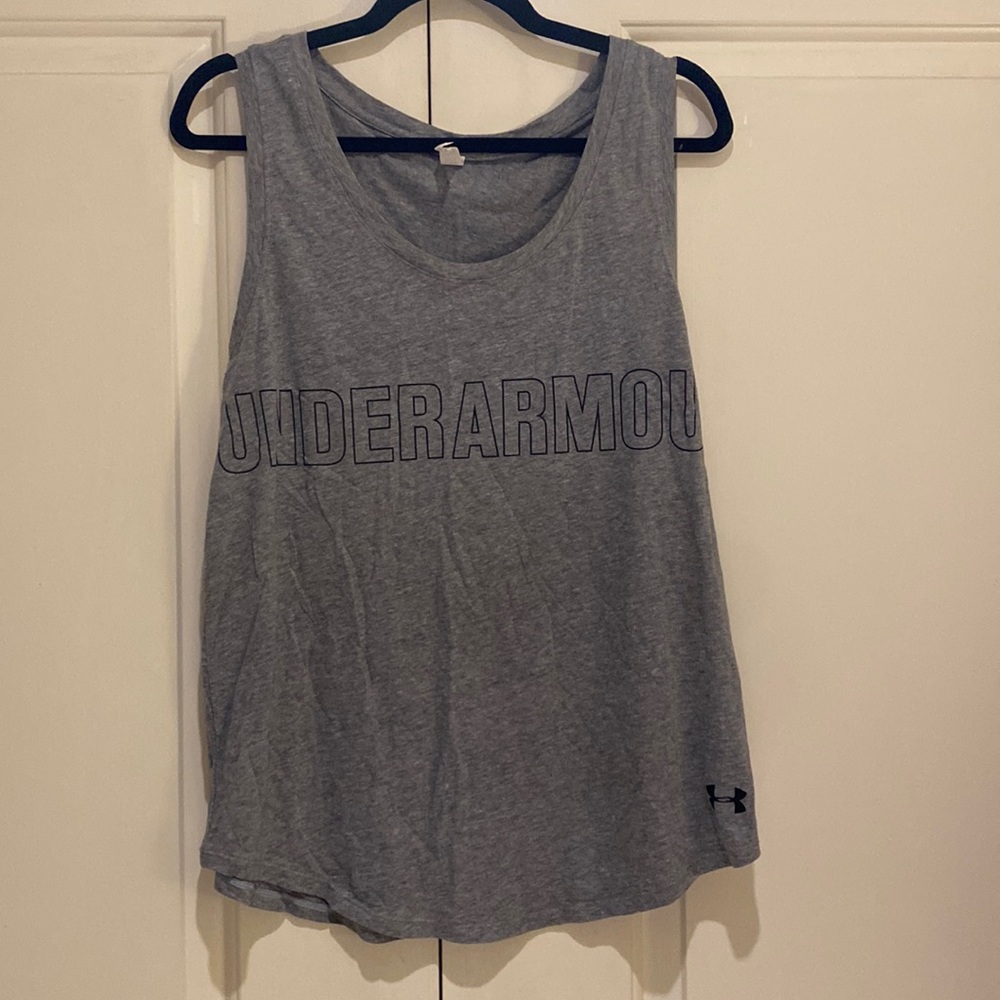 Under Armour Workout Tank - Size XL Gray